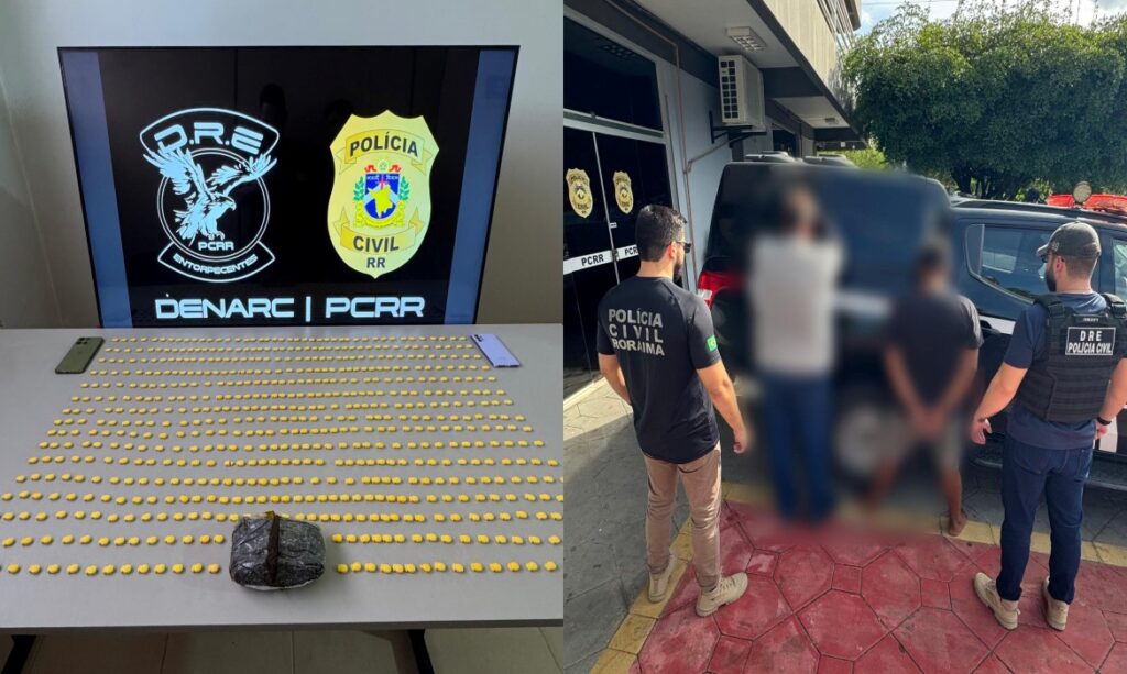 Polícia apreende ecstasy e haxixe avaliados em mais de R$ 310 mil e prende motoboy na zona oeste de Boa Vista
