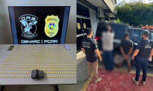 Polícia apreende ecstasy e haxixe avaliados em mais de R$ 310 mil e prende motoboy na zona oeste de Boa Vista