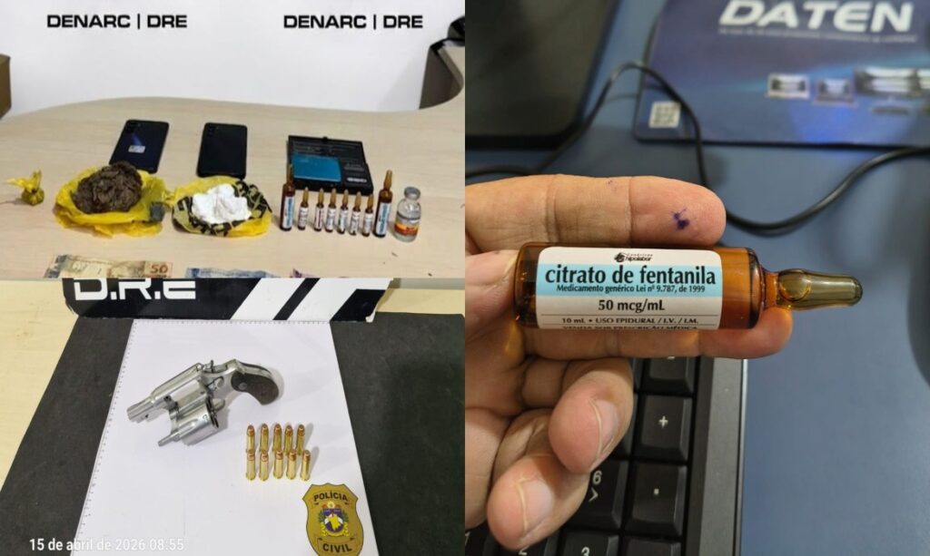 Droga até cem vezes mais potente que morfina é apreendida em Boa Vista e acende alerta em Roraima após prisões por tráfico