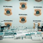 PF apreende anabolizantes e prende dois suspeitos de contrabando no aeroporto de Boa Vista