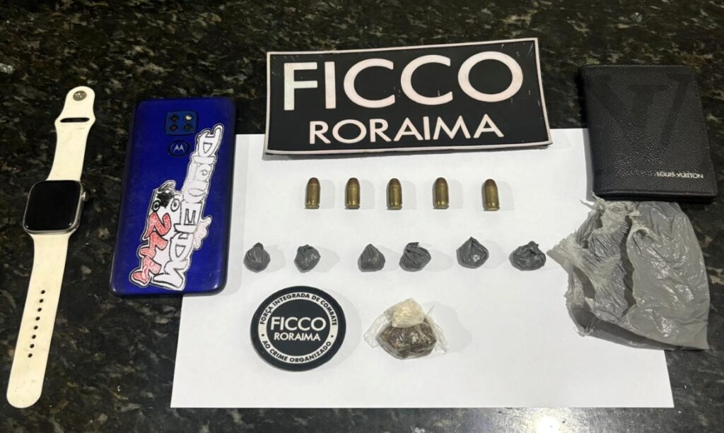 Polícia prende suspeito de tráfico monitorado por força-tarefa no sul de Roraima