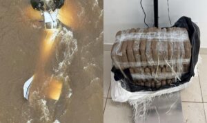 Avião interceptado pela FAB e PF com mais de 25 kg de skunk faz pouso forçado em rio na Terra Yanomami
