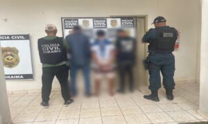 Polícia prende três suspeitos de matar idoso a facadas durante roubo de carro no sul de Roraima