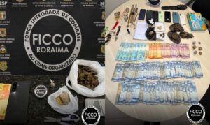 Operação da FICCO apreende drogas e prende casal investigado por tráfico no sul de Roraima