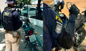 PRF encontra motocicleta com registro de furto e prende dois procurados pela Justiça em Roraima